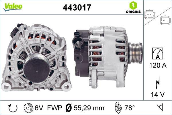 Valeo 443017 - Alternator furqanavto.az