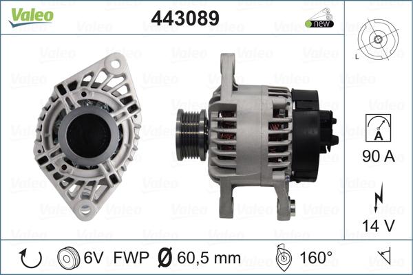 Valeo 443089 - Alternator furqanavto.az