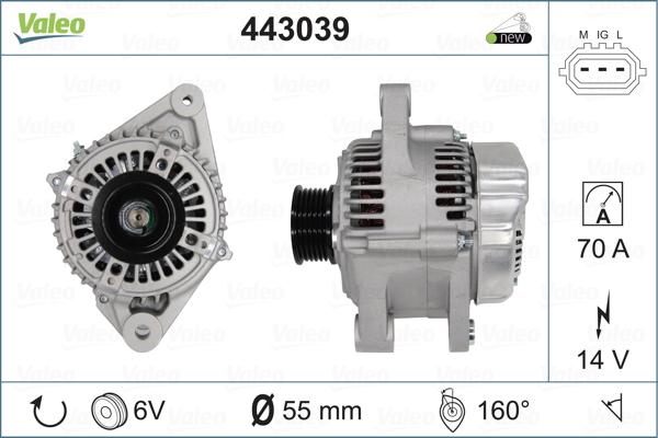 Valeo 443039 - Alternator furqanavto.az