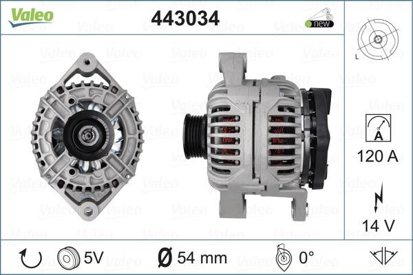 Valeo 443034 - Alternator furqanavto.az