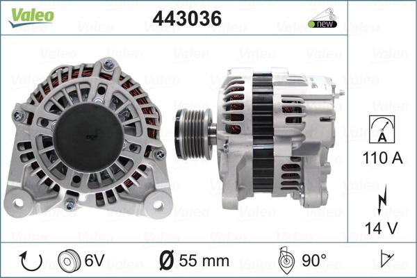 Valeo 443036 - Alternator furqanavto.az