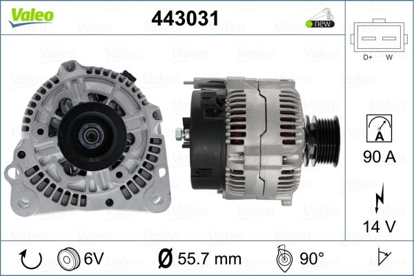 Valeo 443031 - Alternator furqanavto.az