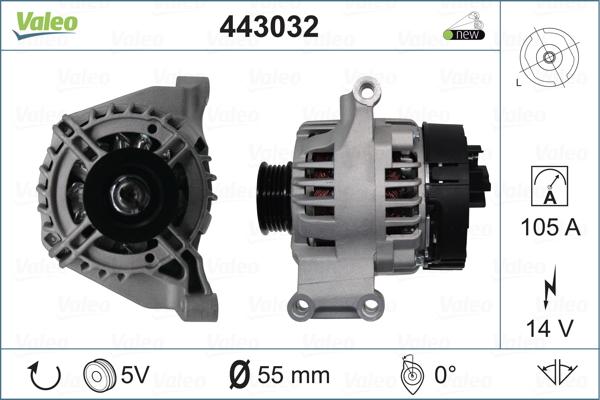 Valeo 443032 - Alternator furqanavto.az