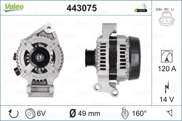 Valeo 443075 - Alternator furqanavto.az