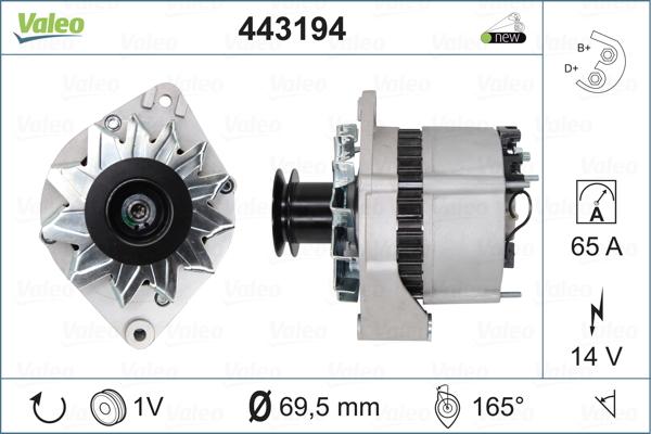 Valeo 443194 - Alternator furqanavto.az