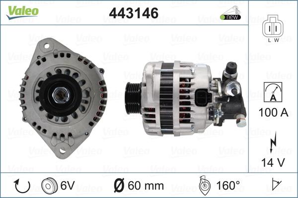 Valeo 443146 - Alternator furqanavto.az