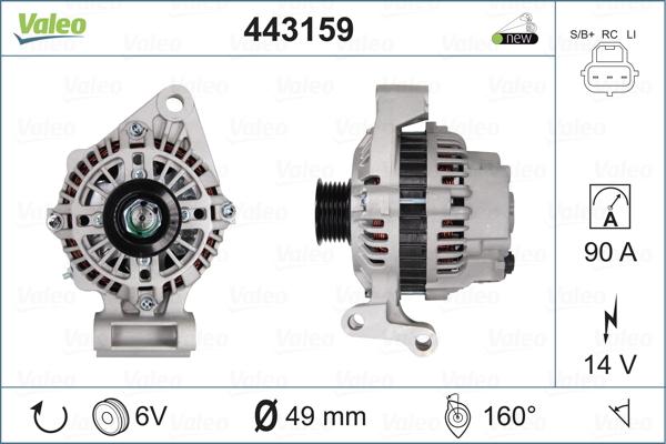 Valeo 443159 - Alternator furqanavto.az