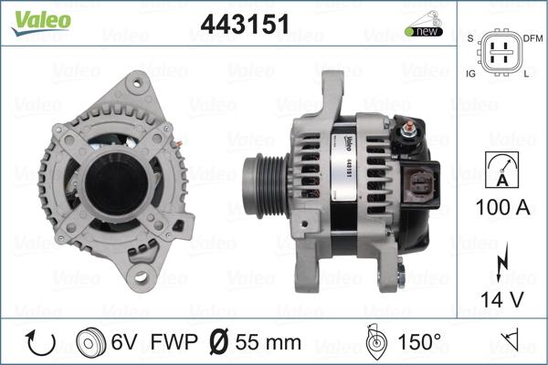 Valeo 443151 - Alternator furqanavto.az