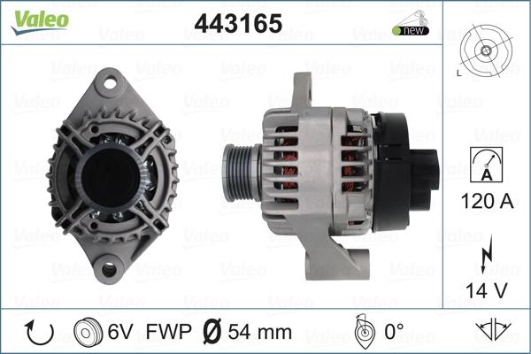 Valeo 443165 - Alternator furqanavto.az