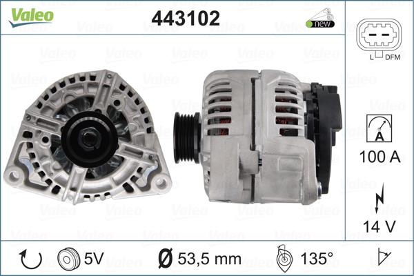 Valeo 443102 - Alternator furqanavto.az