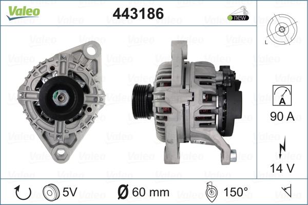 Valeo 443186 - Alternator furqanavto.az