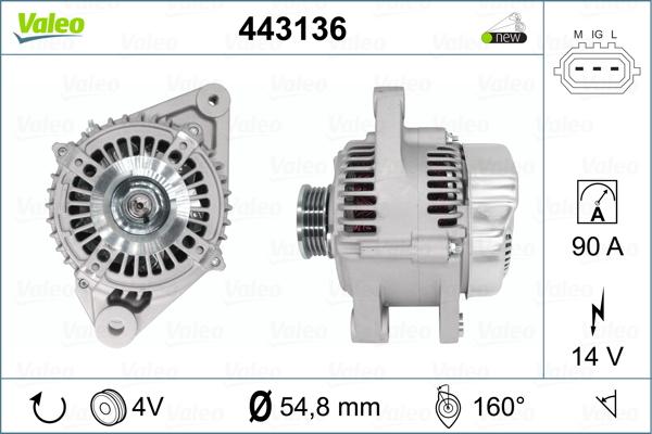 Valeo 443136 - Alternator furqanavto.az