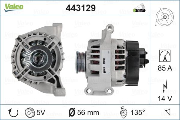 Valeo 443129 - Alternator furqanavto.az