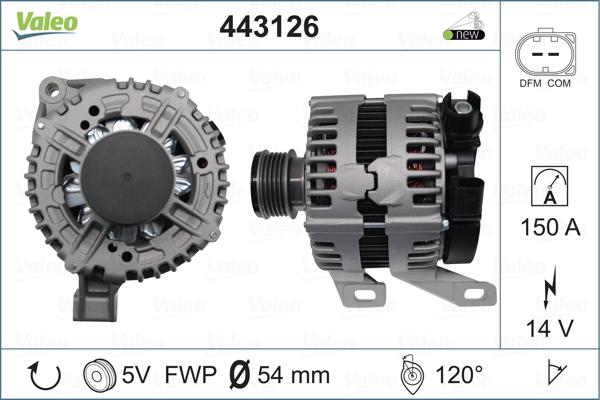 Valeo 443126 - Alternator furqanavto.az