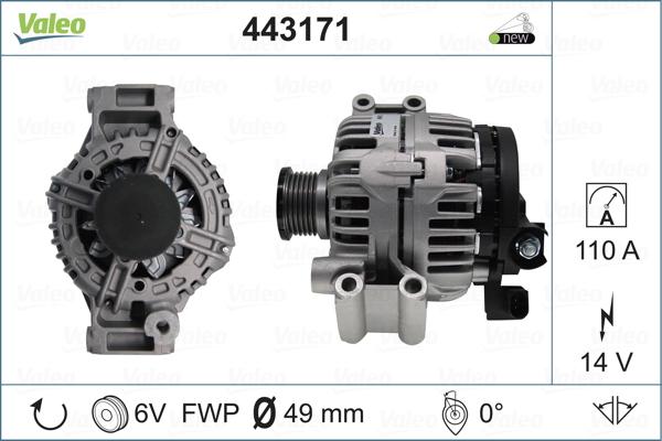 Valeo 443171 - Alternator furqanavto.az