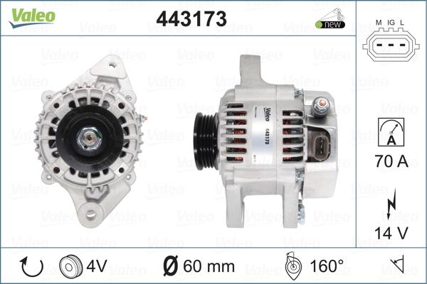 Valeo 443173 - Alternator furqanavto.az