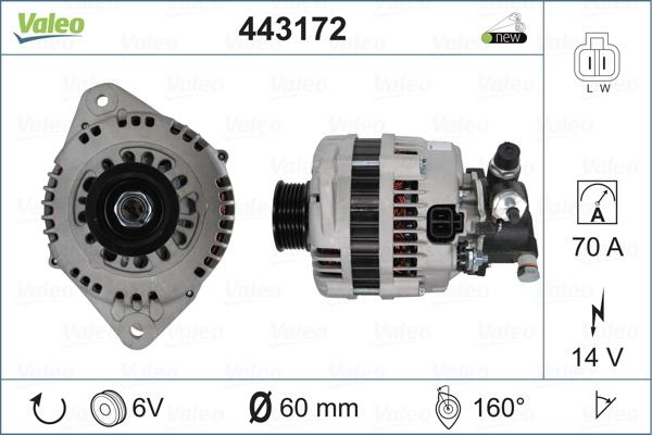 Valeo 443172 - Alternator furqanavto.az