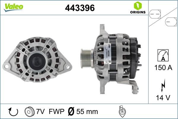 Valeo 443396 - Alternator furqanavto.az