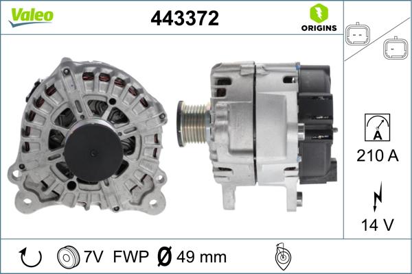 Valeo 443372 - Alternator furqanavto.az