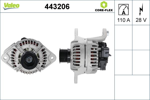 Valeo 443206 - Alternator furqanavto.az