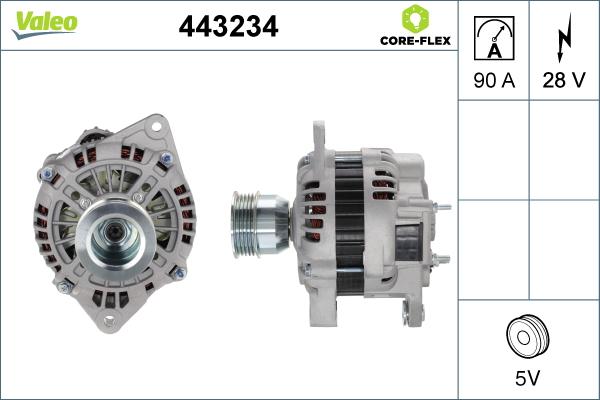 Valeo 443234 - Alternator furqanavto.az