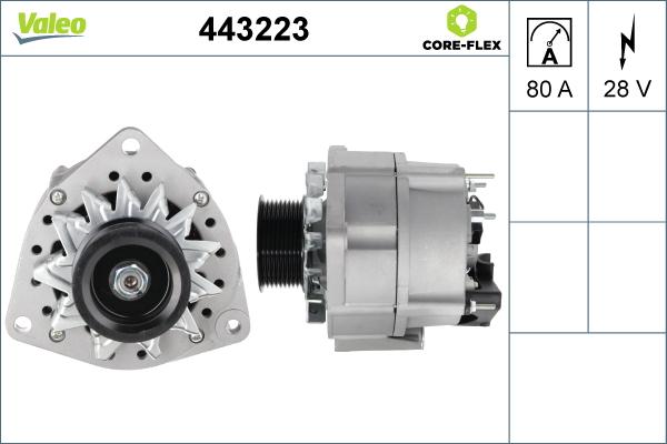 Valeo 443223 - Alternator furqanavto.az