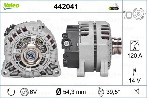 Valeo 442041 - Alternator furqanavto.az