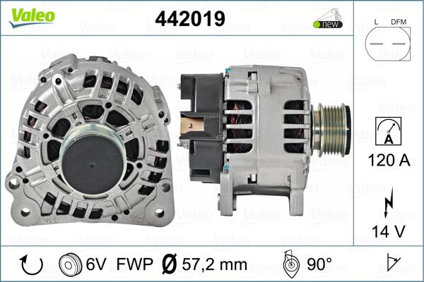 Valeo 442019 - Alternator furqanavto.az