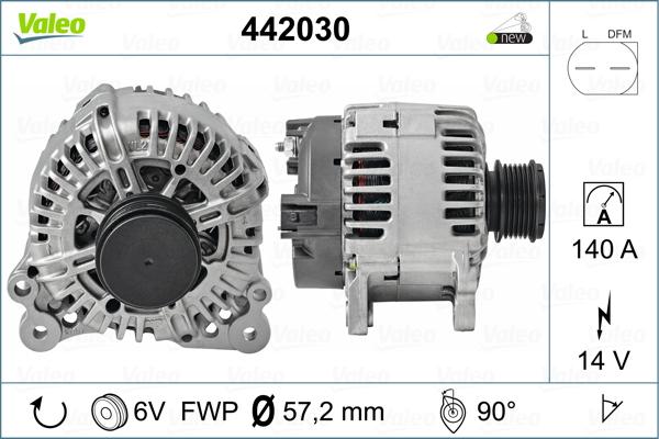 Valeo 442030 - Alternator furqanavto.az