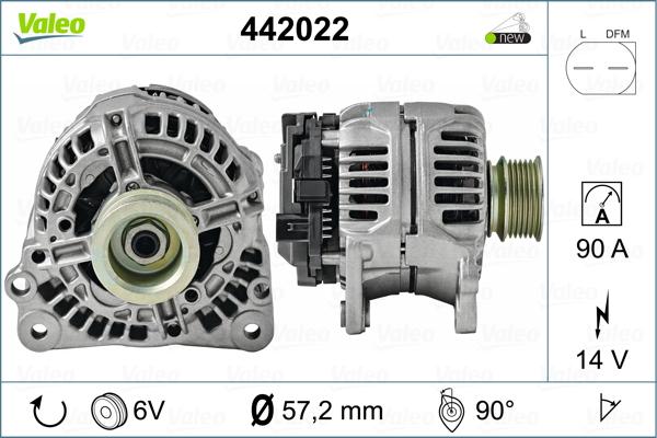 Valeo 442022 - Alternator furqanavto.az