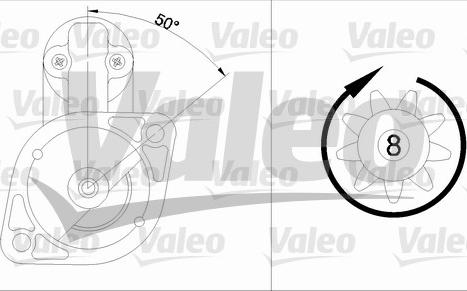 Valeo 455910 - Başlanğıc furqanavto.az