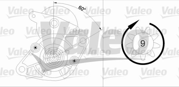 Valeo 455924 - Başlanğıc furqanavto.az