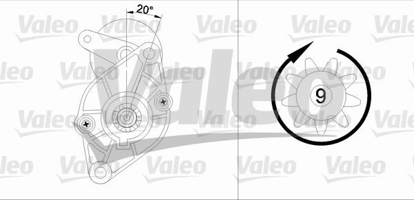 Valeo 455594 - Başlanğıc furqanavto.az