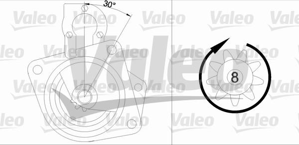 Valeo 455692 - Başlanğıc furqanavto.az