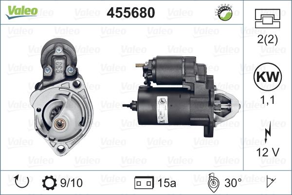 Valeo 455680 - Başlanğıc furqanavto.az