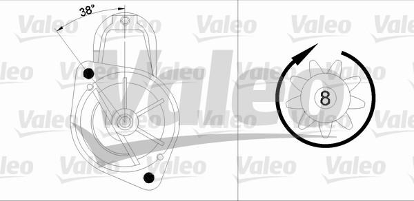 Valeo 455740 - Başlanğıc furqanavto.az