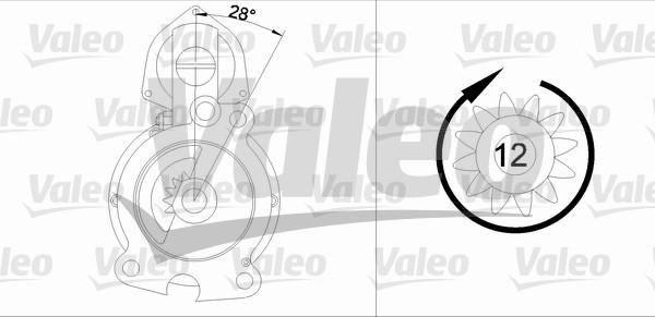 Valeo 455742 - Başlanğıc furqanavto.az