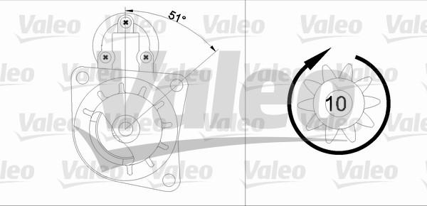 Valeo 455726 - Başlanğıc furqanavto.az