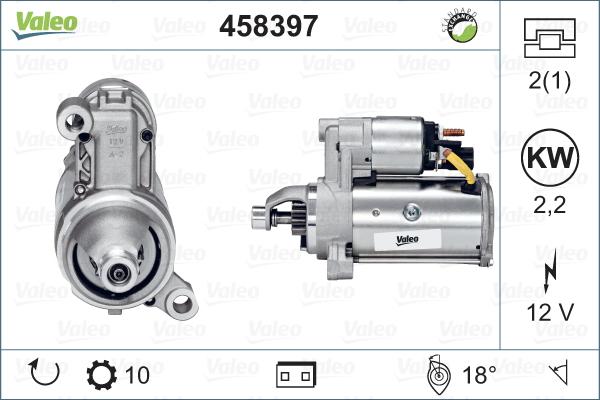 Valeo 458 397 - Başlanğıc furqanavto.az