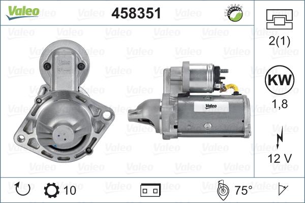 Valeo 458351 - Başlanğıc furqanavto.az