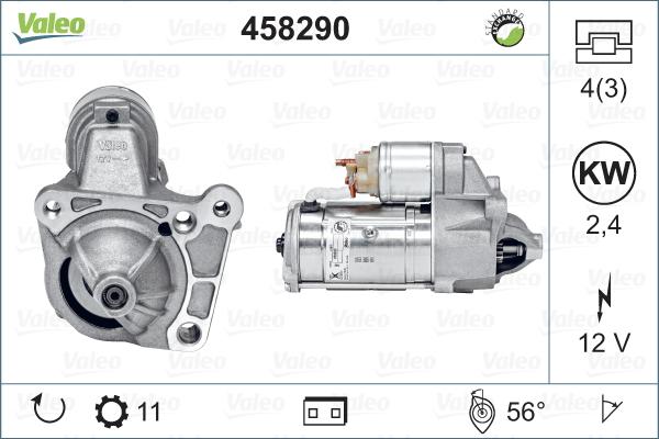 Valeo 458290 - Başlanğıc furqanavto.az