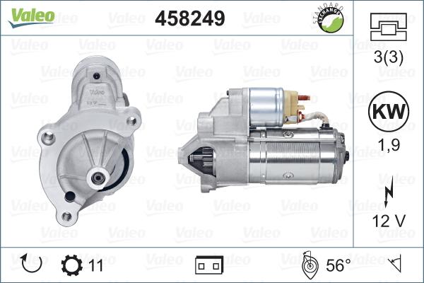 Valeo 458249 - Başlanğıc furqanavto.az