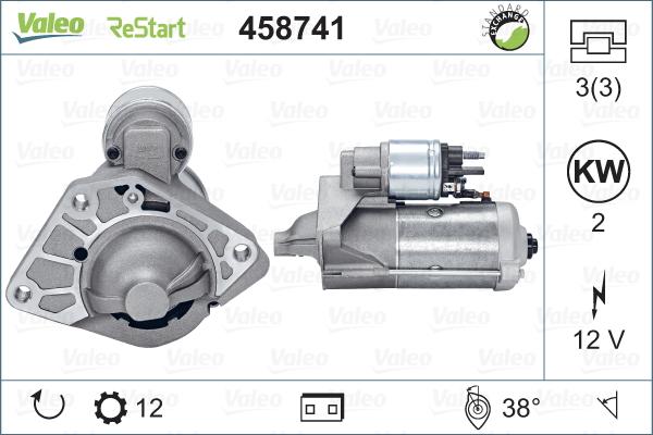 Valeo 458741 - Başlanğıc furqanavto.az