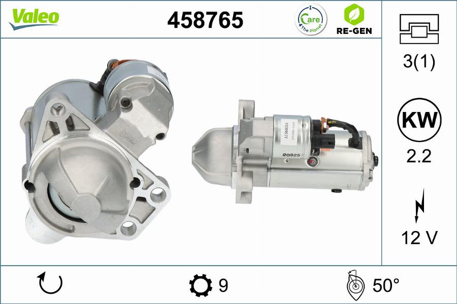 Valeo 458765 - Başlanğıc furqanavto.az