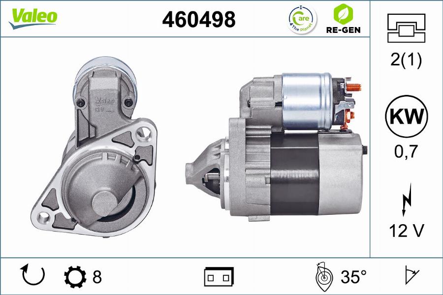 Valeo 460498 - Başlanğıc furqanavto.az