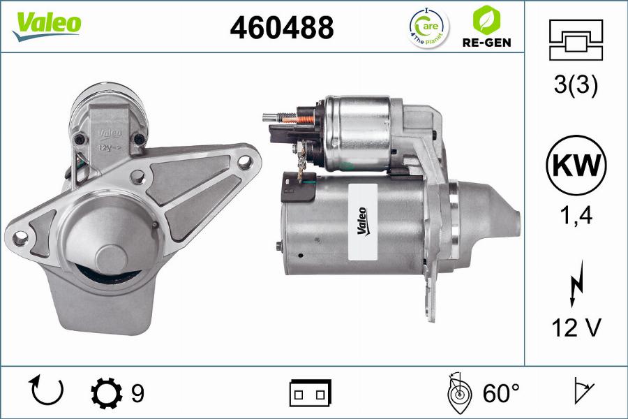 Valeo 460488 - Başlanğıc furqanavto.az