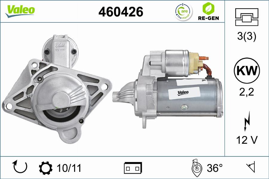 Valeo 460426 - Başlanğıc furqanavto.az