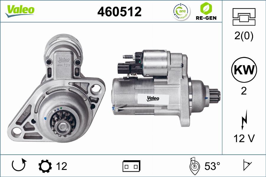 Valeo 460512 - Başlanğıc furqanavto.az