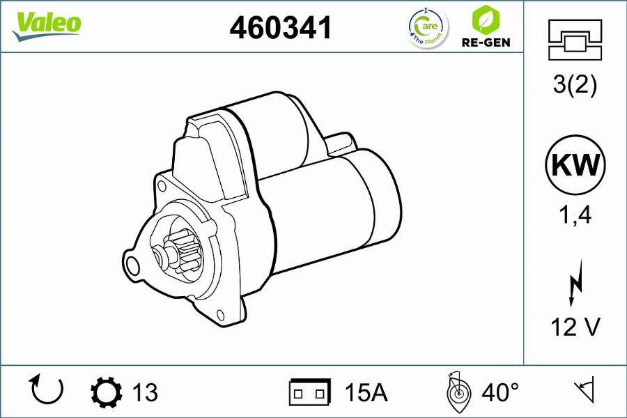 Valeo 460341 - Başlanğıc furqanavto.az