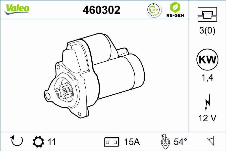 Valeo 460302 - Başlanğıc furqanavto.az